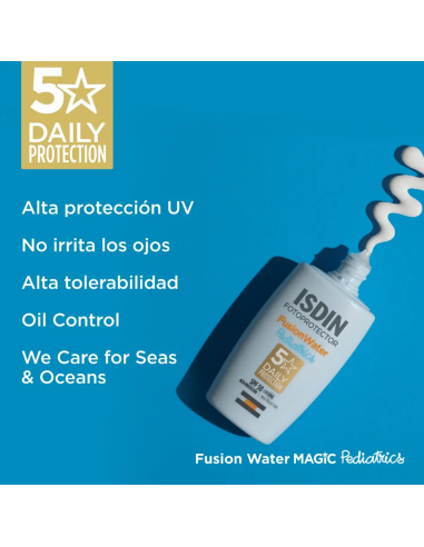 Protector solar facial Water Magic SPF50 50ml |Isdin - Nappy.es