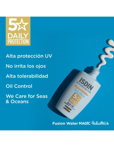 Protector solar facial Water Magic SPF50 50ml |Isdin - Nappy.es