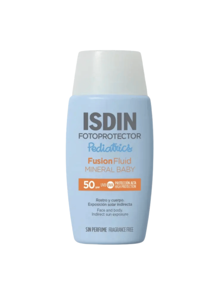 Protector solar cuerpo y cara Mineral SPF50 50ml | Isdin - Nappy.es