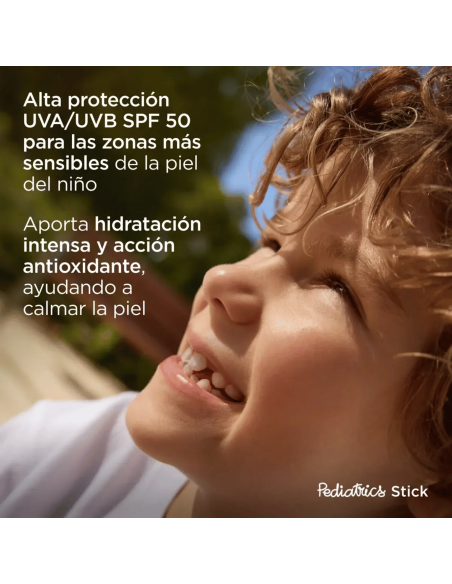 Protector en stick pediátrico SPF50 20gr | Isdin - Nappy.es