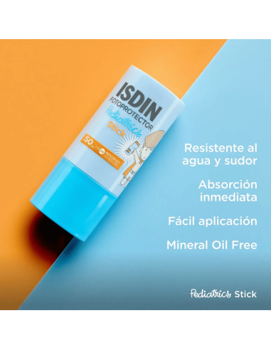 Protector en stick pediátrico SPF50 20gr | Isdin - Nappy.es