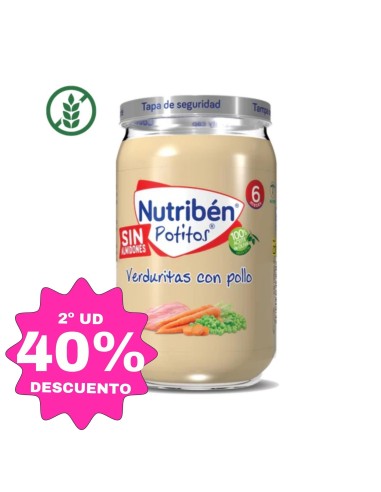 Potito Verduritas con Pollo Tarrito 235g +6M Nutribén