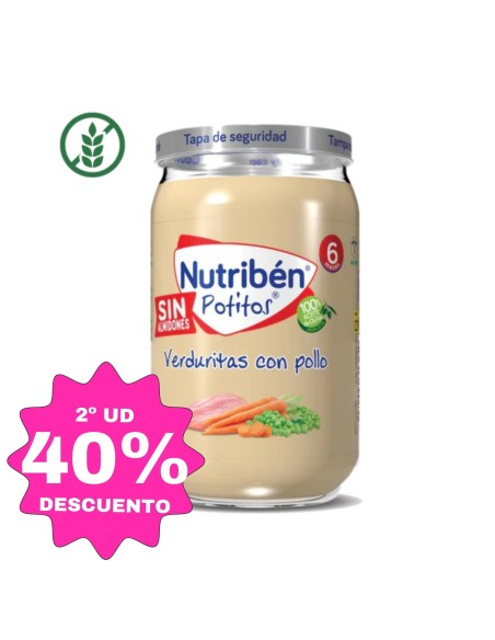 Potito Verduritas con Pollo Tarrito 235g +6M Nutribén