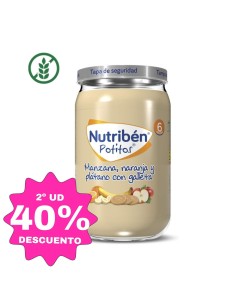 Potito manzana, naranja y plátano con galleta | Nutribén - Nappy.es