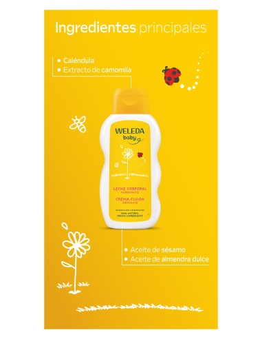 Compra Leche Corporal de Caléndula 200ml - Weleda en Nappy.es
