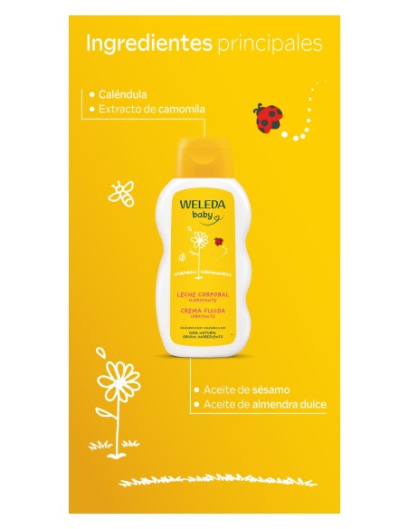 Compra Leche Corporal de Caléndula 200ml - Weleda en Nappy.es