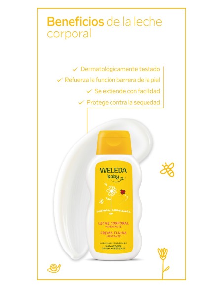 Compra Leche Corporal de Caléndula 200ml - Weleda en Nappy.es