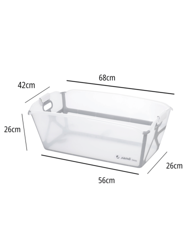 Bañera plegable color blanco 0-4A | Jané - Nappy.es