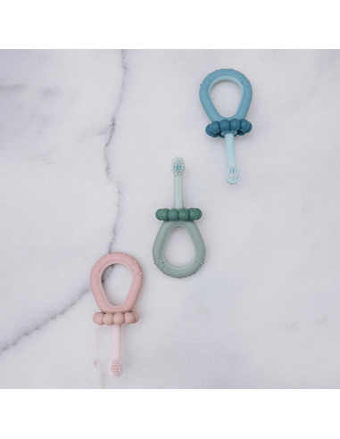 Cepillo dientes verde 0-2A | Suavinex - Nappy.es