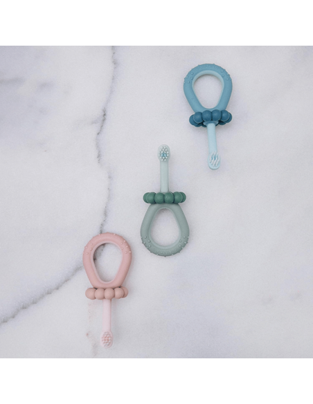 Cepillo dientes verde 0-2A | Suavinex - Nappy.es