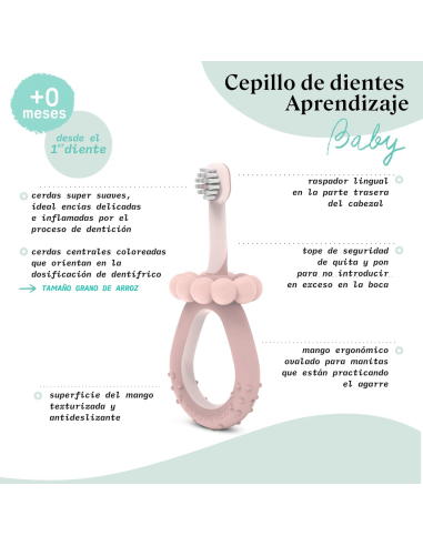 Cepillo dientes verde 0-2A | Suavinex - Nappy.es
