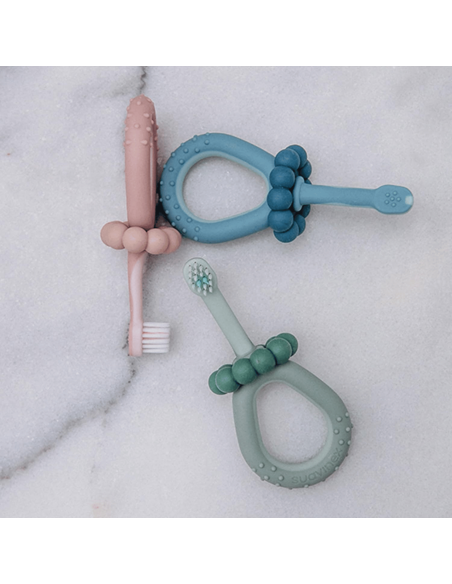 Cepillo dientes verde 0-2A | Suavinex - Nappy.es