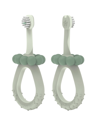 Cepillo dientes verde 0-2A | Suavinex - Nappy.es