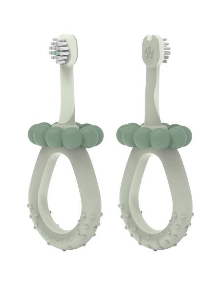 Cepillo dientes verde 0-2A | Suavinex - Nappy.es