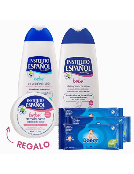 Pack Instituto Español + regalo bálsamo pañal - Nappy.es