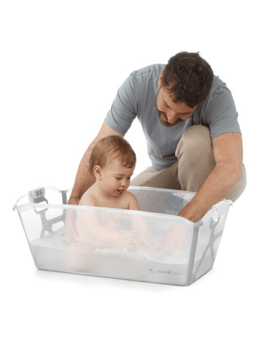Bañera plegable color rosa 0-4A | Jané - Nappy.es