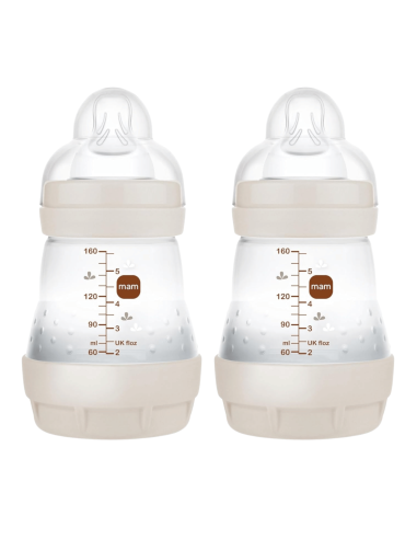 Biberón Easy Start anticólicos neutro 160ml 0-2M | Mam Baby - Nappy.es