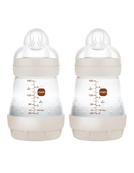 Biberón Easy Start anticólicos neutro 160ml 0-2M | Mam Baby - Nappy.es