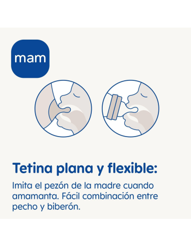 Biberón anticólicos 130ml + Chupete Original 0-2M | Mam Baby - Nappy.es