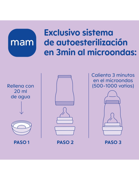 Biberón anticólicos 130ml + Chupete Original 0-2M | Mam Baby - Nappy.es