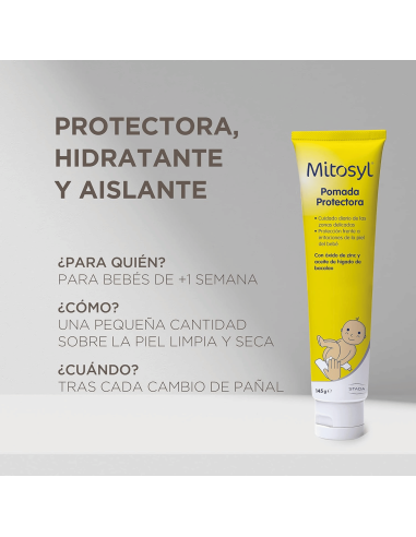 Crema de pañal protectora 145gr | Mitosyl - Nappy.es