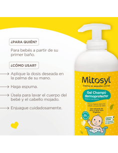 Gel-Champú dermoprotector 490ml | Mitosyl - Nappy.es 2