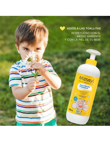 Agua limpiadora sin aclarado 500ml | Mitosyl - Nappy.es