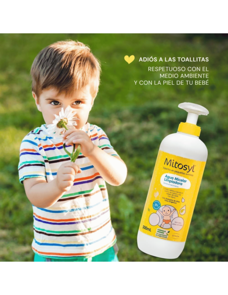 Agua limpiadora sin aclarado 500ml | Mitosyl - Nappy.es