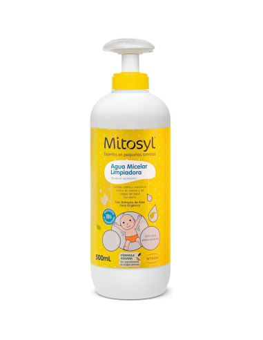 Agua limpiadora sin aclarado 500ml | Mitosyl - Nappy.es