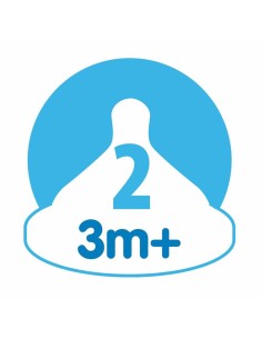 Tetina Options+ Boca Ancha Nivel 2 +3 Meses Dr. Brown's 2