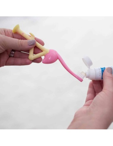 Cepillo de Dientes Infantil Dr. Brown’s Flamenco – Suave y Seguro para Bebés