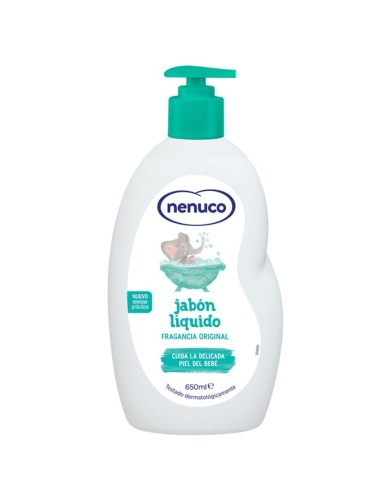 Jabón Líquido Nenuco Fragancia Original 650 ml para Bebé
