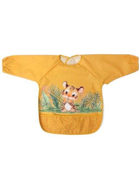 Babero Impermeable Mostaza Kiokids +4m Kiokids
