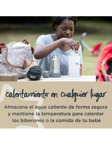 Pack termo calentador viaje To Nature + Biberón Tommee Tippee