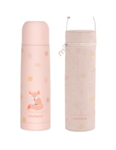 Pack Termo para Líquidos Rosa 500 ml + Bolsa Isotérmica Thermibag Miniland