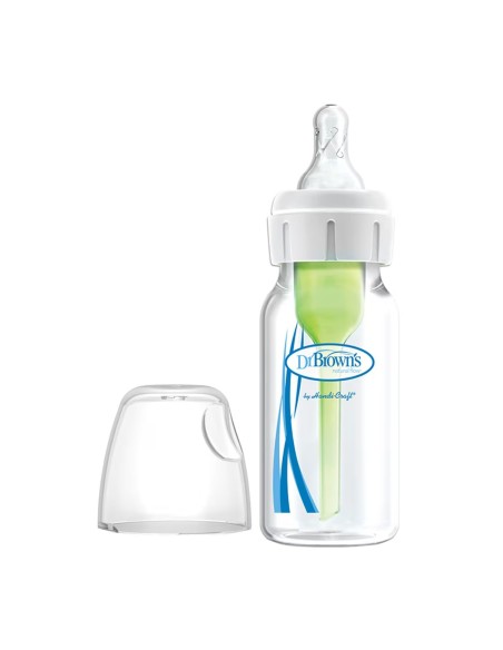 Biberón anticólico Dr. Brown’s Options+ 120 ml | Reduce cólicos desde 0 meses