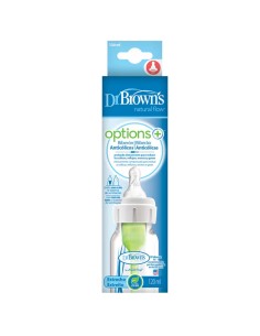 Biberón anticólico Dr. Brown’s Options+ 120 ml | Reduce cólicos desde 0 meses 2