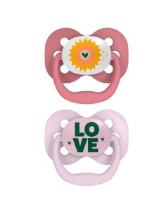 Chupete Advantage Reversible Talla 1 color rosa 0-6m Dr. Brown's