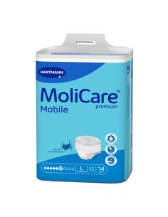 MoliCare® Premium Mobile 6 Gotas Talla L 56 uds | Pants Incontinencia Moderada 2