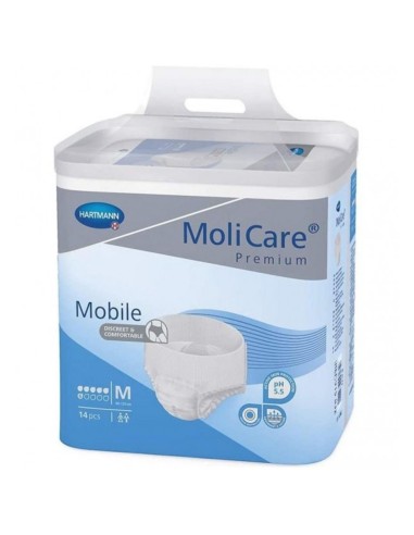 MoliCare® Premium Mobile 6 Gotas Talla M 42 uds | Pants Incontinencia Moderada