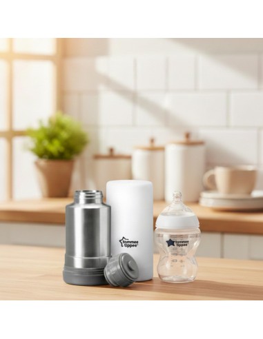 Pack termo calentador viaje To Nature + Biberón Tommee Tippee