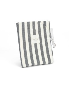 Cambiador impermeable rayas gris 50x30 cm koku baby
