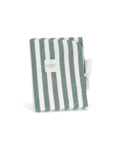 Cambiador impermeable rayas verde 50x30 cm koku baby