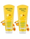 Duplo Champú y Gel de Ducha de Caléndula (200ml) | Weleda - Nappy.es