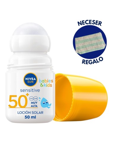 Roll-On Solar Sensitive SPF 50+ 50ml - NIVEA Sun Kids
