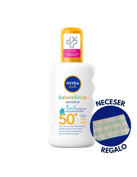 Protección Solar Kids Sensitive 5‑en‑1 SPF 50 200 ml – Nivea Sun