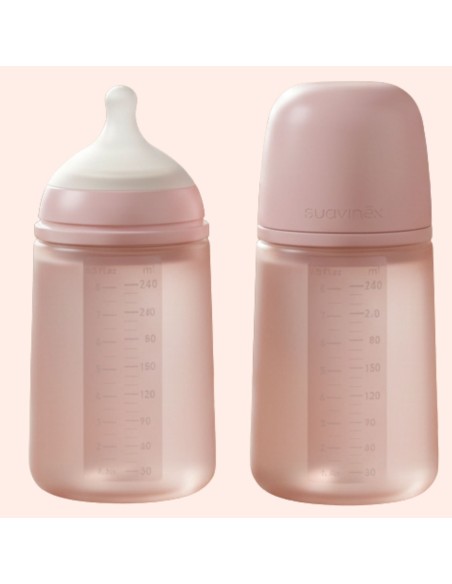 Pack Biberón Anticólicos ZeroZero Suavinex 180 ml con Tetina y Bolsa de Recambio