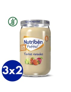 Potito Frutas variadas tarrito 235g. +6M Nutribén