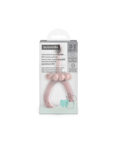Cepillo dientes rosa 0-2a Suavinex