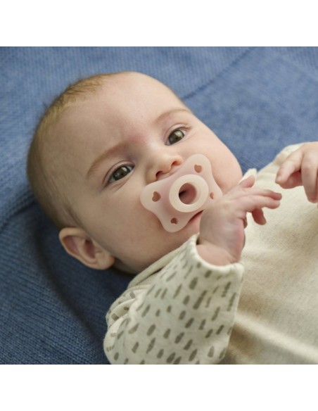 Chupete Chicco Mini Soft 0-2M Rosa 2 unidades